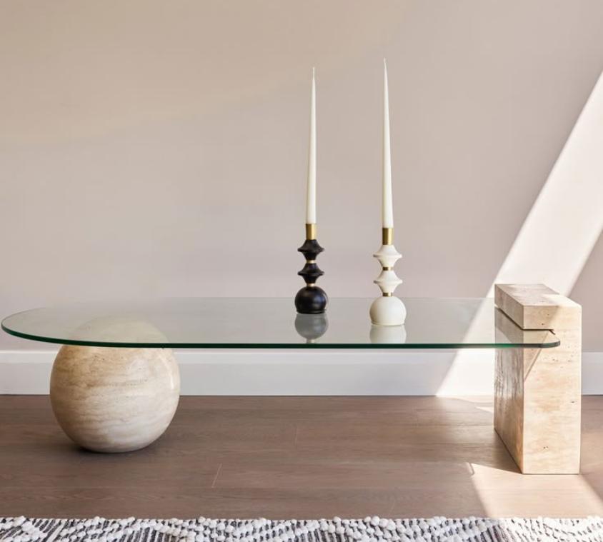 Luxury White Onyx Backlit Dining Table