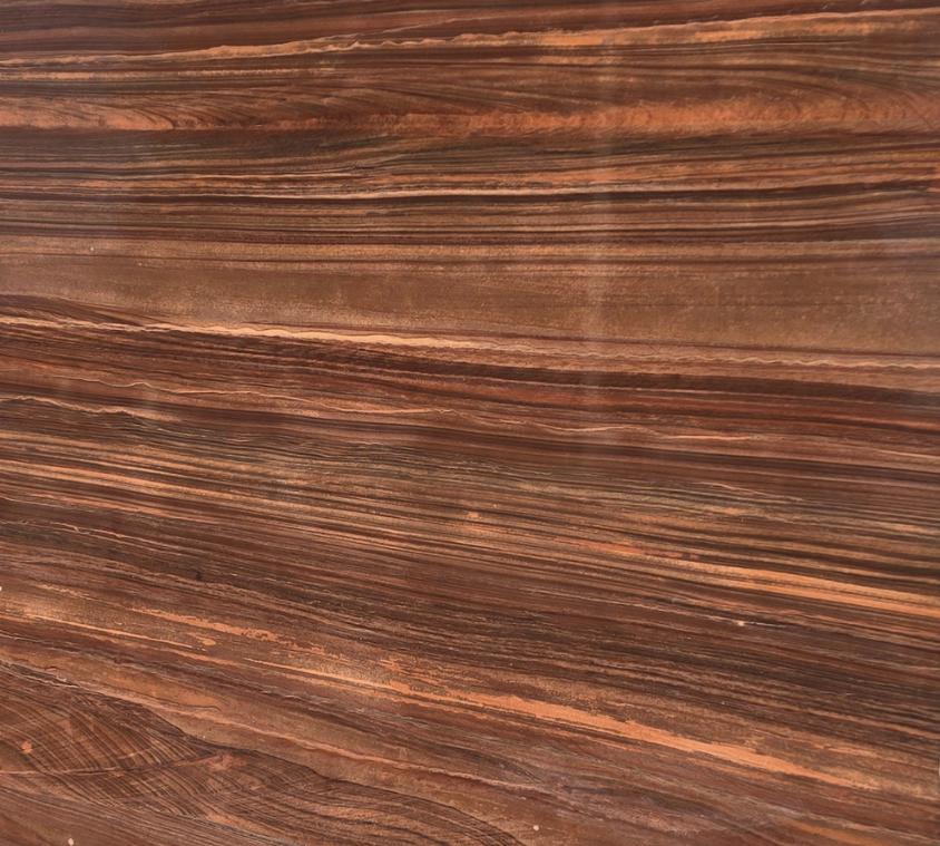 Wooden Grain Red Sandstone Slab