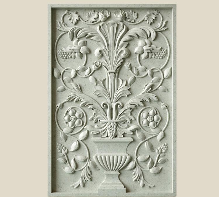 Floral Urn Panel