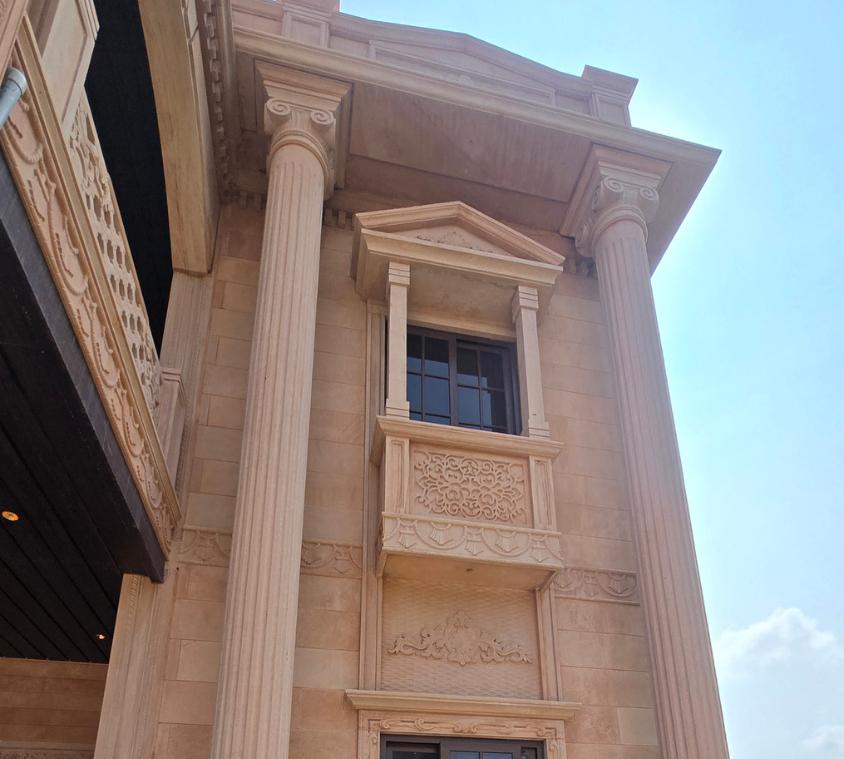 Classic Sandstone Jharokha Window