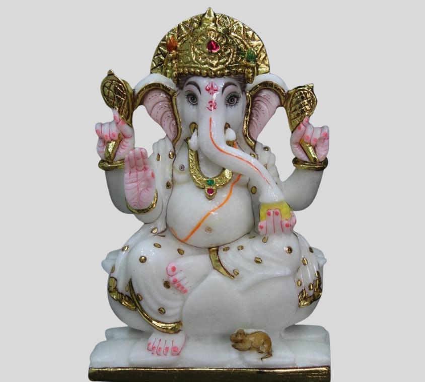 Ganesh Bhagwan Marble Murti