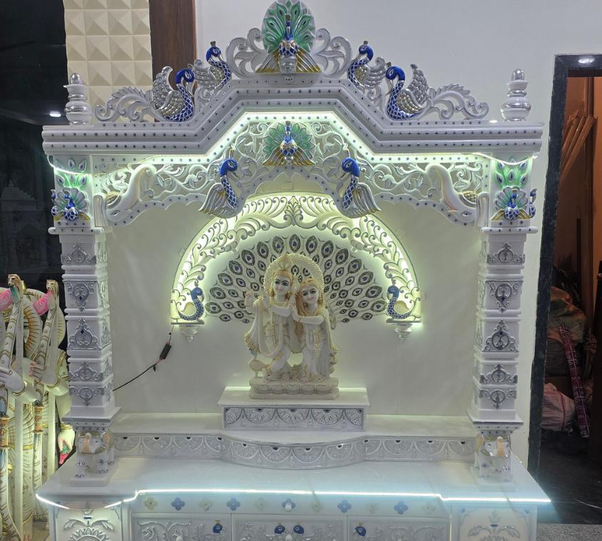 Grand Shikhara Style Marble Temple