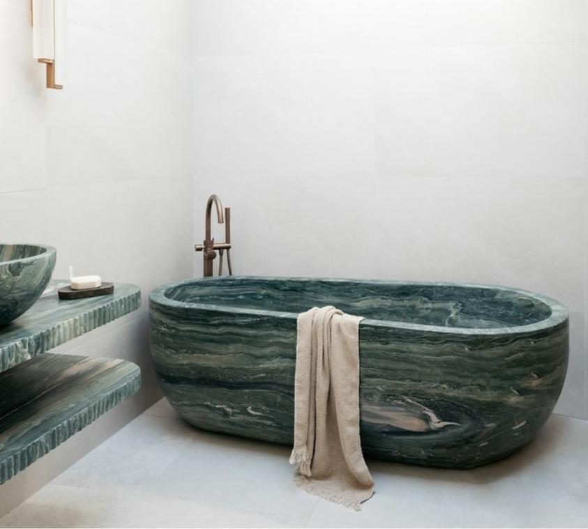 Emerald Stone Bathtub