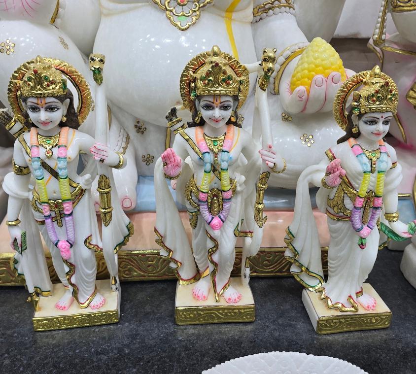 Ram Parivar Marble Murti