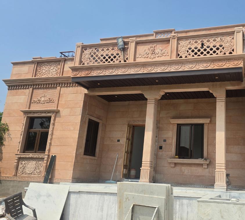 Hand-carved Sandstone Elevation Set