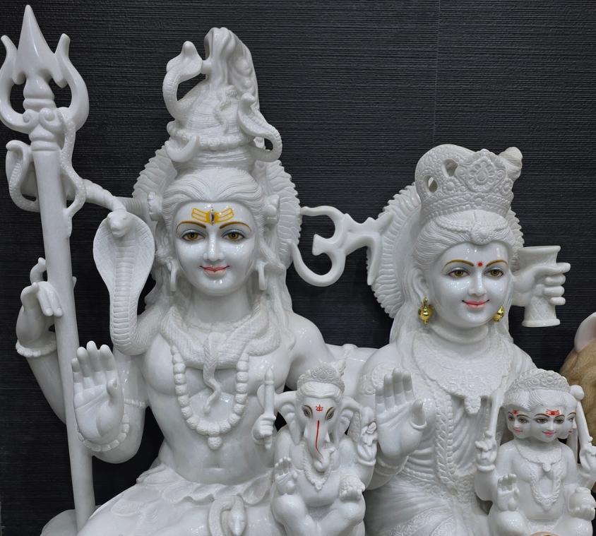 Gauri Shankar Marble Murti