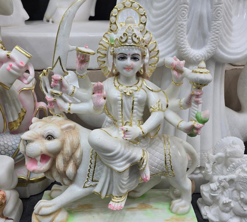 Durga Mata Marble Murti