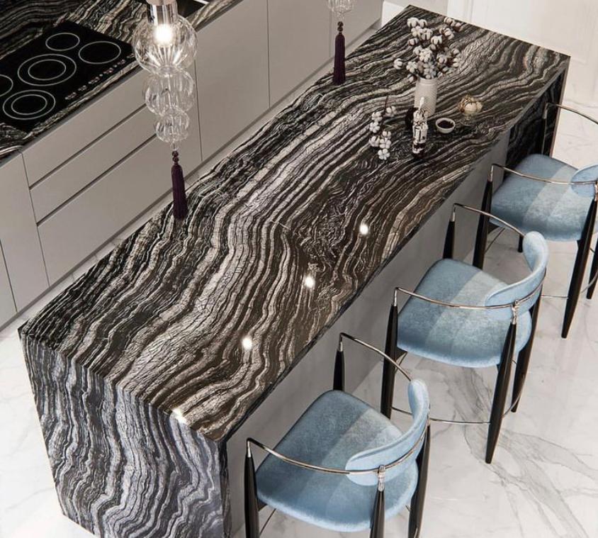 Premium Statuario Marble Luxury Dining Table